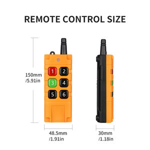 DC12-36V 6ch Rf Afstandsbediening Set 433Mhz Universele Afstandsbedieningsschakelaars Voor Kortstondige Tuimelvergrendelde Radiobesturing - Product Image 3
