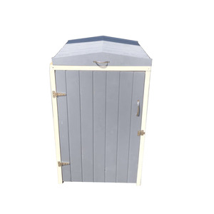Coffre de rangement extérieur en <span class=keywords><strong>bois</strong></span>, boîte de recyclage, pour roues de <span class=keywords><strong>jardin</strong></span> - Product Image 3