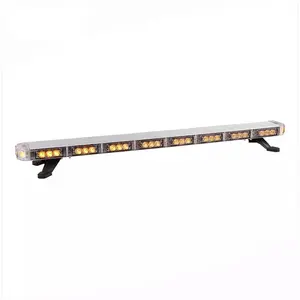 Ambulance Engineering Avertissement routier populaire R65 E-Mark Fire Truck Traffic Low Profile Amber Clignotant Led Emergency Lightbar