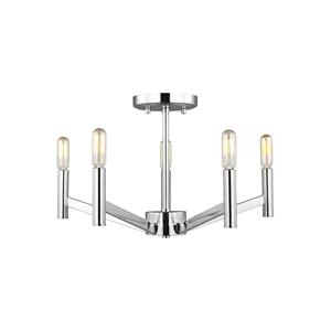 Lámpara de Araña Semi-Pendiente Estilo Industrial Retro con Marco de Latón y Negro |   Iluminación Elegante para Vestíbulo de Comedor de Hotel - Product Image 2