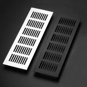 Furniture accessories aluminium ventilation grill black cabinet ventilation