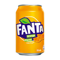 Vente en gros de boissons gazeuses Fanta canette 330ml X24 boissons gazeuses boissons gazeuses à saveur de fruit et de raisin orange boissons Fanta