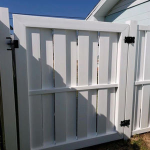 Paneles <span class=keywords><strong>de</strong></span> Cerca Decorativos Semi-cerrados para Exteriores, <span class=keywords><strong>de</strong></span> PVC Vinílico Estilo Americano, para Jardín - Product Image 3