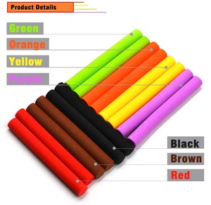 Tùy chỉnh kích thước & bao bì 10PCS 8 & 6mm xi lanh bọt Giàn Khoan bọt Gậy tóc Giàn Khoan nổi cá chép câu cá Fly buộc EVA dù bài - Product Image 5
