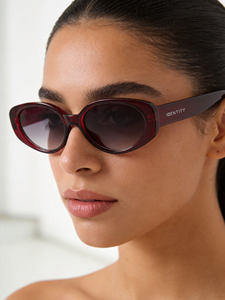 OEM New Fashion Trendy <b>Sunglasses</b> UV400 Protection SP10010 PC Frame Lens Pantone Color Available Unisex Full Rim Outdoor Oval - Product Image 1