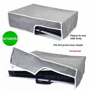 Funda Protectora Contra el Polvo para Consola <span class=keywords><strong>Sony</strong></span>, Cubierta Protectora para <span class=keywords><strong>PS5</strong></span> (Modelos Horizontales, Modelos Verticales) - Product Image 4