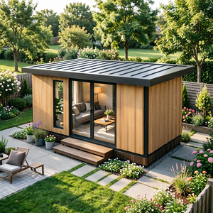 Studio <span class=keywords><strong>de</strong></span> Jardín Prefabricado Modular, Espacio <span class=keywords><strong>de</strong></span> Oficina y Ocio al Aire Libre, Aislamiento Térmico, Fácil <span class=keywords><strong>de</strong></span> Instalar, Sin Grandes Trabajos - Product Image 5