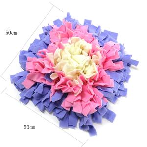 แผ่นดมกลิ่นสุนัขแผ่นนุ่มสำหรับฝึกสัตว์เลี้ยงจมูกมีกลิ่นเสื่อฝึกทักษะการให้อาหารสุนัขแผ่นรองเล่นของเล่นปริศนา - Product Image 3