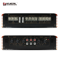 Amplificateur de puissance de voiture 12V 4 canaux Amplificateur de son numérique pour voiture 6800W Amplificateur audio de voiture GM- 9800F
