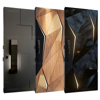 Puertas de Entrada Modernas de Aleación de Aluminio y Acero para Invierno con Aislamiento Térmico, Ventilación y Entrada sin Llave para Uso Exterior