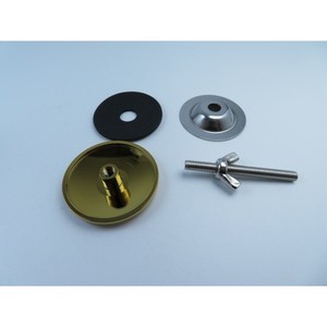 Kitchen Sink Hole Cover Black 50mm Stainless Steel <b>Deck</b> Mounted Easy To Clean Matte Finish - Product Image 4