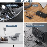 Cable Mini Starlink 3 en 1 de 15 pies/5 m, USB-C/Cargador de Coche/Alimentación CC a CC, Reemplazo Impermeable