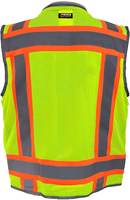 Gilet de sécurité haute visibilité, gilet réfléchissant personnalisable, gilet de sécurité réfléchissant