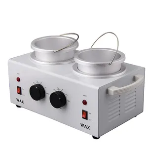 Doble Wax Warmer Ontharing Machine Depilator 2 Pot Heater Voor Paraffine En Ontharingshars
