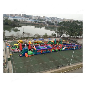 Parcours d'obstacles gonflable en PVC pour adultes, grand parc de jeux gonflable <span class=keywords><strong>Mario</strong></span> <span class=keywords><strong>Bros</strong></span>, utilisation commerciale EN14960 - Product Image 6