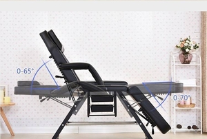 Reposabrazos y silla de <span class=keywords><strong>tatuaje</strong></span> mecánico ergonómico negro a precio profesional estilo de diseño moderno HECHO DE Metal - Product Image 5