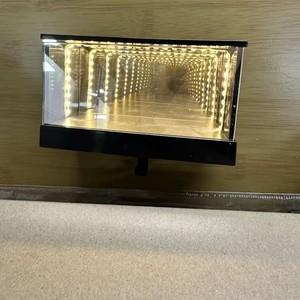Porte-clés de voiture avec miroir infini et lumière LED, organisateur pour garage, porte, appartement, maison, bureau, entrée - Product Image 6