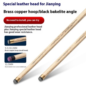 JIANYING 10,3mm Phantom Center Joint 3/4 Split Punch Jump Table Cue Stick chino pequeño mediano cabeza inglés Snooker <span class=keywords><strong>COCOBOLO</strong></span> - Product Image 2