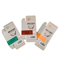 Boîte d'emballage de savon écologique personnalisée avec papier artistique, imperméable, biodégradable et recyclable, conception personnalisable OEM