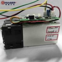 Système laser couplé à fibre haute puissance à lumière bleue 445nm 450nm 455nm 15W avec modulation CW/TTL/analogique pour le soudage au laser