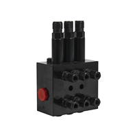 Distributeur de graisse en bloc en acier inoxydable à ligne unique haute pression (35,0 MPa) avec sortie réglable pour engins de construction