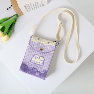 Carino e alla moda Mini <span class=keywords><strong>borsa</strong></span> a maglia-<span class=keywords><strong>borsa</strong></span> tascabile per telefono a mano <span class=keywords><strong>borsa</strong></span> a tracolla per studente - Product Image 6