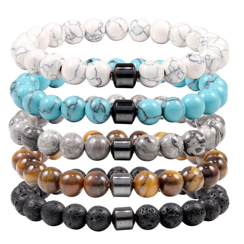 High End Gold Titanium Steel Beaded