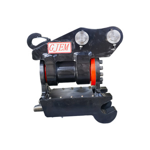 ชุดต่อไฮดรอลิกแบบเอียงได้ 180 องศา GJEMTilt Quick Hitch สำหรับรถขุด รุ่น MS Type GJTH3200 แรงบิด 3200 นิวตันเมตร พร้อมตัวกระตุ้นแบบหมุน - Product Image 1