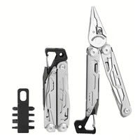 Outil multifonctionnel EDC : Pince, Pince à circlips, Coupe-câbles, Couteau, Sifflet, Ouvre-bouteille en acier inoxydable, robuste et polyvalent pour l'extérieur