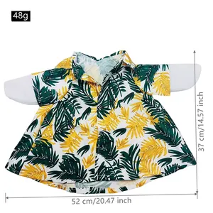Conjunto de Bikini Hawaiano Nuevo 2025 para Casa de Muñecas, Ropa de Pato, <span class=keywords><strong>Camisa</strong></span> de 48g, Bikini de 28g - Product Image 4