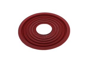 Amortisseur de subwoofer rond de haute qualité, couleur rouge, traitement au phénol, type Spider - Product Image 2