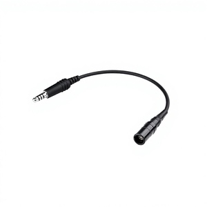 Câble pour <span class=keywords><strong>casque</strong></span> d'aviation Raytalk, <span class=keywords><strong>casque</strong></span> d'aviation général A20 avec prise 6 broches pour hélicoptère - Product Image 4