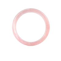 Bracelets en quartz rose pour femmes, pierres précieuses, breloques, amour, jade, grande taille, vente en gros