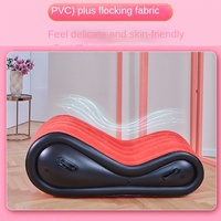 Meubles d'extérieur, meubles amusants, canapé gonflable paresseux, lit pour adultes en flocage, chaise d'amour, acacia, pliable, portable, multifonctionnel