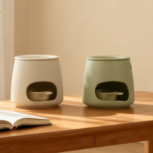 Bruciatore di Oli Essenziali in Ceramica Economico, Portacandele Tealight, Scaldacera, Souvenir per Meditazione, Regali, Decorazioni per la Casa - Product Image 4