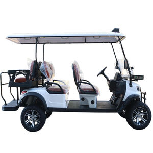 ROYALWAVE Meilleurs <span class=keywords><strong>prix</strong></span> Voiturette de <span class=keywords><strong>golf</strong></span> électrique 6 places 6 roues 72V Lithium-Ion Nouveau design Cadre en aluminium Certifié EEC Buggy 30 km/h - Product Image 3