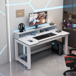 Bureau de jeu convertible moderne de haute qualité pour la maison, meubles en bois, bureau d'ordinateur avec tiroirs - Product Image 3