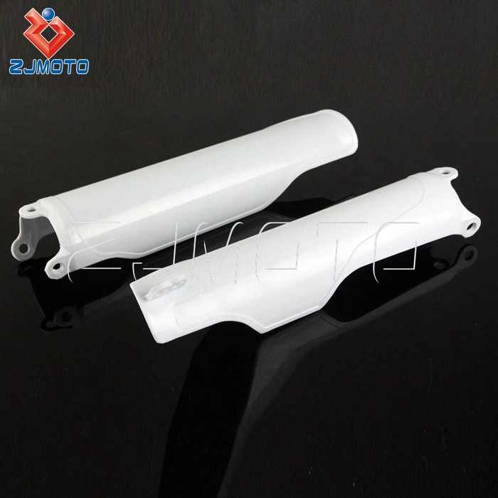 Supermoto White Motocross Fork Guards Protector For Honda CRF 250 450 - View #8