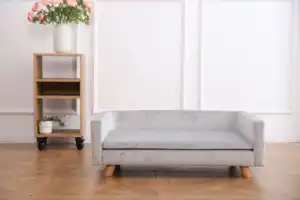 Mobiliário sofá moderno, sofá de cama com sala de estar para animais de estimação sofá