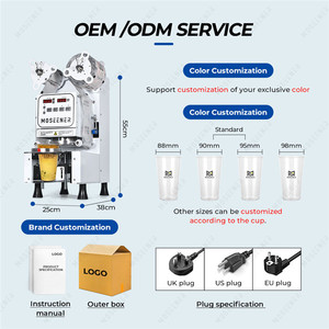 <b>Automatic</b> Drink Cup Sealing <b>Machine</b> for Milk Tea Shop <b>Coffee</b> Shop and Beverage Store - Product Image 3
