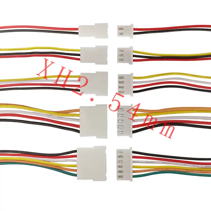 Connecteur de câble XH2.54, pas de 2 broches, 2.54mm, prise mâle