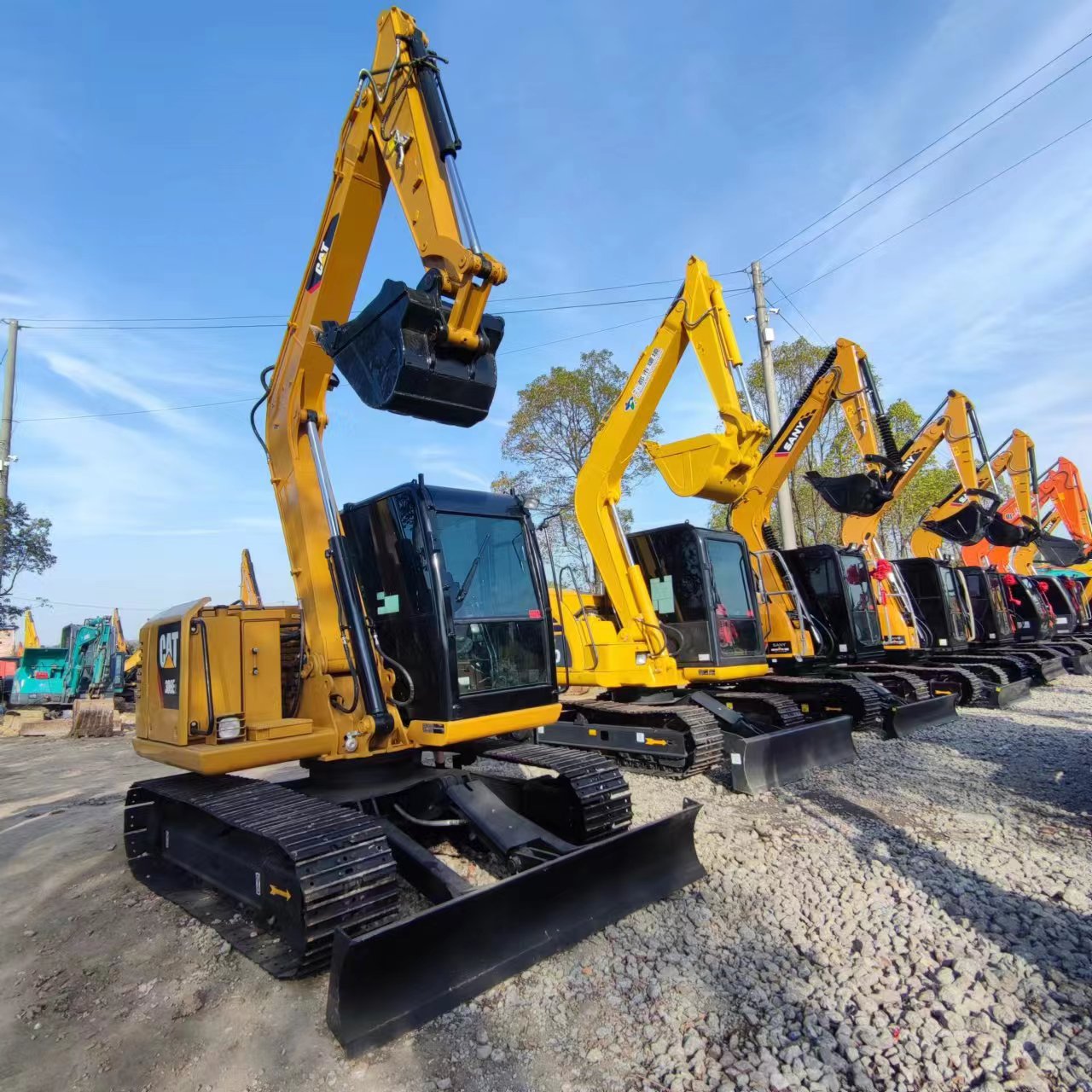 Экскаватор CAT 308E2, оригинальная японская строительная техника, 8-тонный гидравлический экскаватор для горных работ, землеройных работ