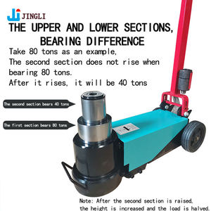 Пневматический грузовой домкрат 80 тонн, гидравлический грузовой домкрат 40 тонн, тяжелый грузовой домкрат - Product Image 6