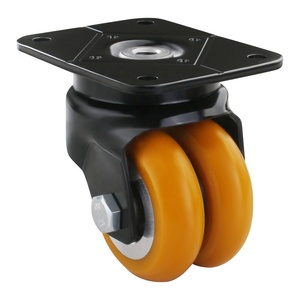 Roues de roulettes SS pour voiture <span class=keywords><strong>agv</strong></span>, conception de double roues 51 65 <span class=keywords><strong>75</strong></span> 100mm options - Product Image 3
