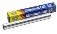 Rouleaux de papier aluminium 25 pieds carrés pour cuisine domestique, feuille d'aluminium argentée pour emballage alimentaire Yysmallcap