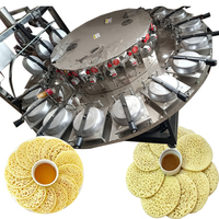 Machine automatique rotative pour la fabrication de baghrir, machine commerciale à crêpes mille trous, équipement de production de crêpes marocaines mille trous