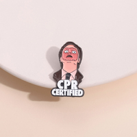 Cpr Pin Enamel cepat Bros karakter kartun Anime kustom hadiah perhiasan lencana kerah Lapel