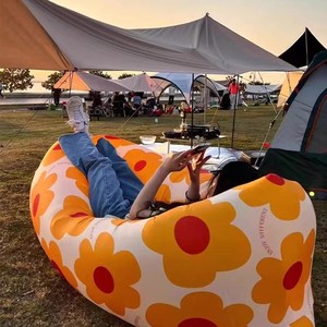 Sofá Inflable Tipo Hamaca, Sillón Inflable para <span class=keywords><strong>Camping</strong></span>, Portátil, Impermeable y Anti-Fugas de Aire - Product Image 2