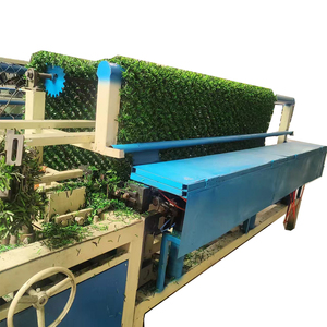 Tự động màu xanh lá cây PVC cỏ nhân tạo dây hàng rào Máy làm hàng rào màu xanh lá cây máy - Product Image 3