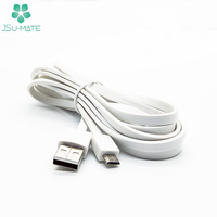 Ultra Mince Plat Micro Usb Données Chargeur Câble Usb V8 Plug Pour Samsung Mobile Téléphone Câble